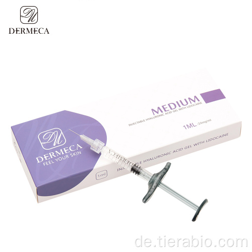 Dermeca Cross Linked Hyaluronsäure Injizierbarer Füllstoff 1 ml